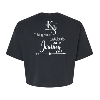 Ladies Jersey Crop Tee - Tastebuds Thumbnail