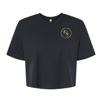 Ladies Jersey Crop Tee - KS Logo Thumbnail