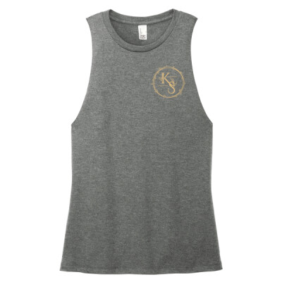 Ladies Triblend Muscle Tank - KS Logo Thumbnail