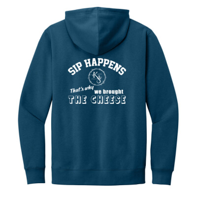 Unisex Fleece Hoodie - Sip Happens Thumbnail